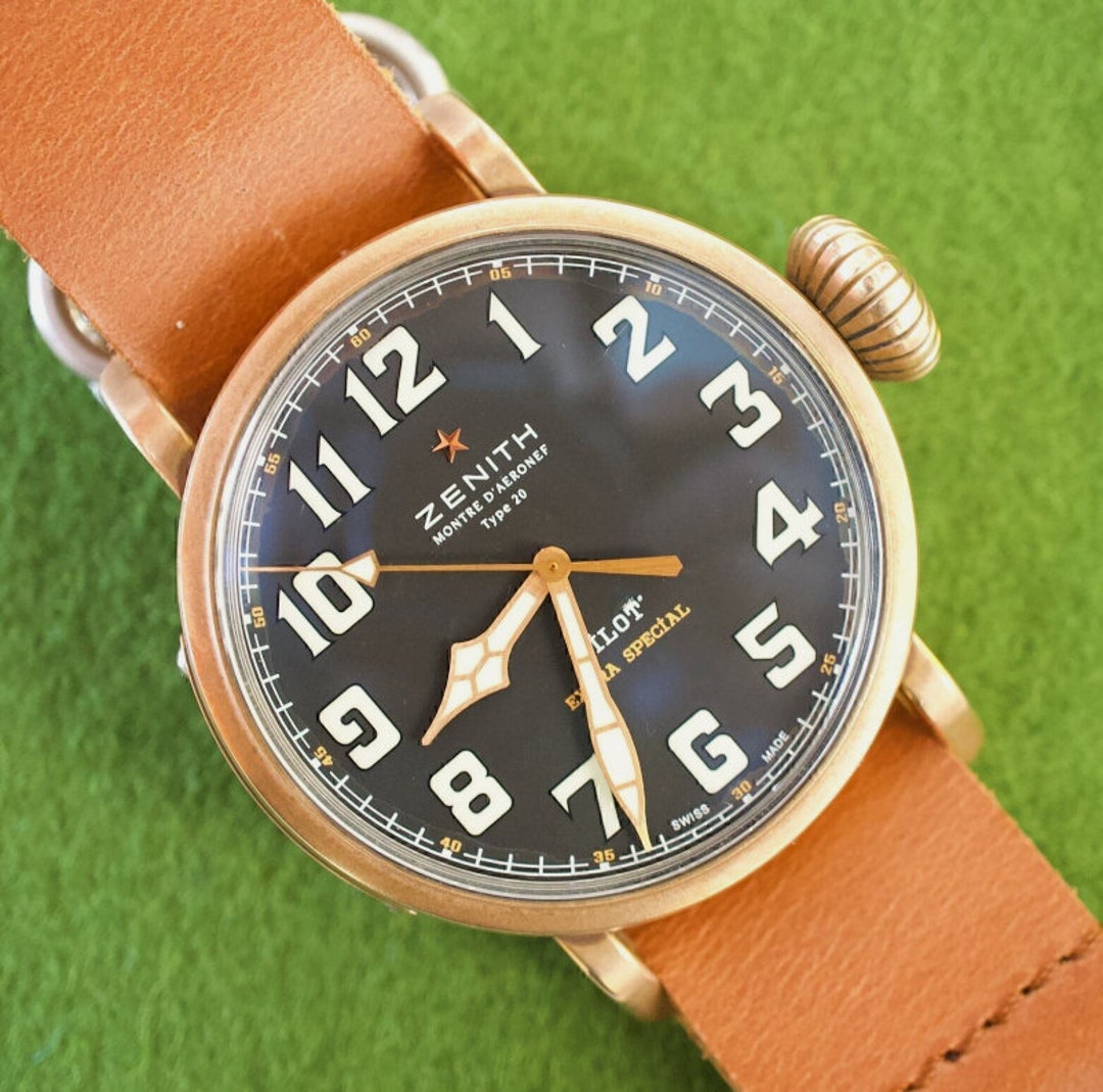 Zenith Pilot Type 20 Extra Special Bronze 29.2430.679 45MM - Etsy
