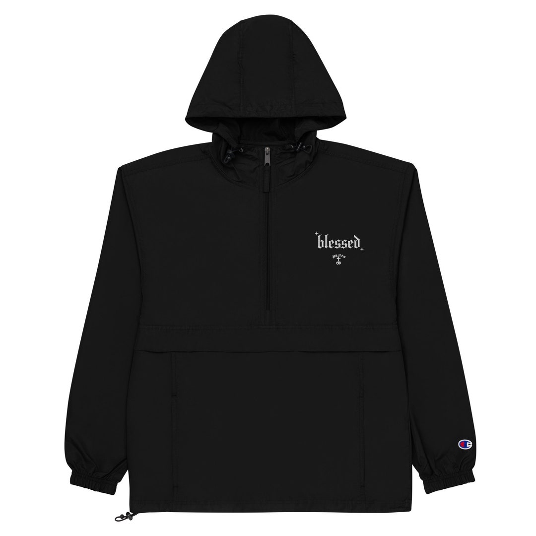 ジャケット・アウター BLESS U quilting stitch half zip anorak BLESS U quilting stitch half zip anorak（Embroidered