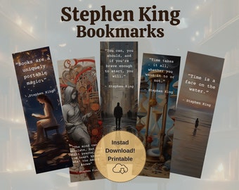 Stephen King Bookmarks - Gothic Horror Quotes