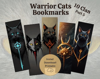 Warrior Cats Clan Leader Bookmarks Part 5 Printable