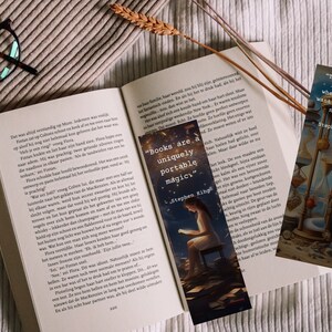 Stephen King Bookmarks Printable | Stephen King Book Lover Bookmark - Etsy