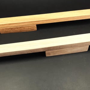 Long Wooden Furniture Handles, Long cabinet handles, Long oak handle, Special handle, Wooden drawer pulls, Long wood handle, Solid handles