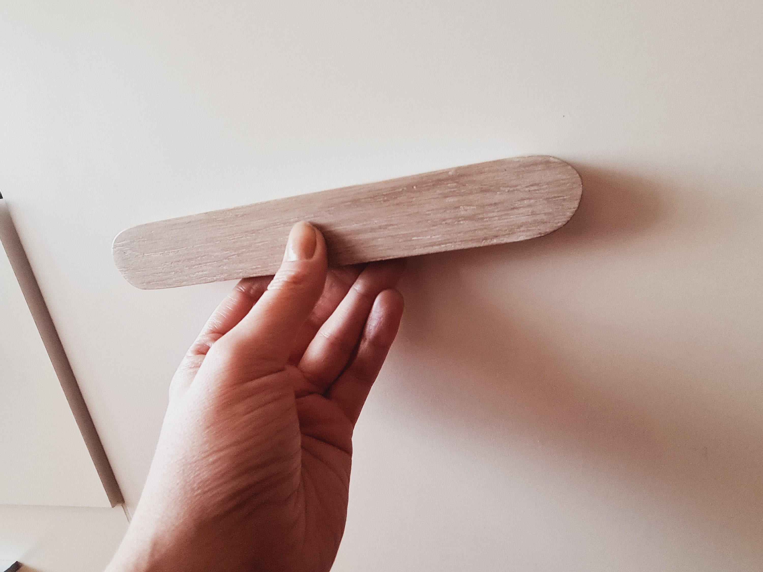 Matte White Oak Cabinet Handle: Modern Minimalist Furniture Pull ...