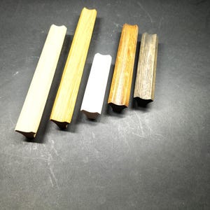 Handmade Oak Wood Cabinet Handles: Minimalist Kitchen Hardware, Nice handle, Minimalist handle, Long wood handle, Home decor, Stylish handle