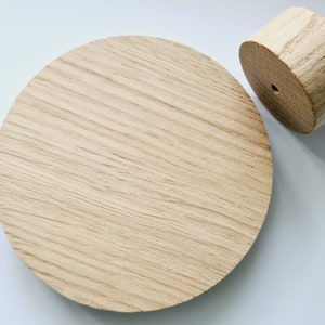 Large Cupboad Cabinet Knobs , Round Wooden Handles Kitchen Furniture Pulls, Minimalist Pulls for Drawer, Replacement Knobs