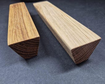 Furniture Handles, Minimalist Wood Pulls Dresser, Kitchen Cabinet Hardware, Minimalist Long Knobs Oak, Handmade drawer handle, Solid handles