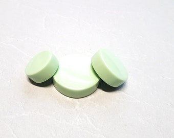 Handmade Mint Green Resin Knob: Round Cabinet & Drawer Pull