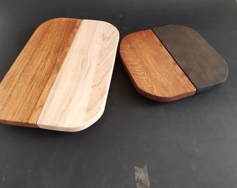 Handmade Oak Cabinet Handle: Modern Minimalist Wood Pull