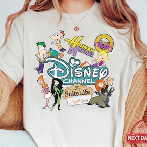 Retro Disney Lizzie McGuire Shirt, Hannah Montana, Zach und Cody Tshirt, Wdw Magic Kingdom T-Shirt, Disney Familienurlaub Urlaub