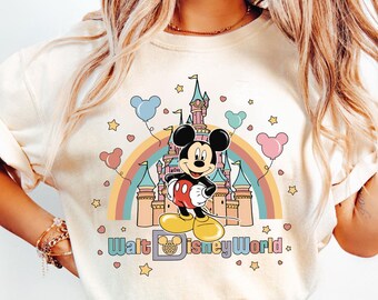 Retro Walt Disneyworld Shirt, Disney All Characters Shirt, Mickey and Friends Shirt, Disney Princess Tee, Star Wars, Toy Story Disney Castle