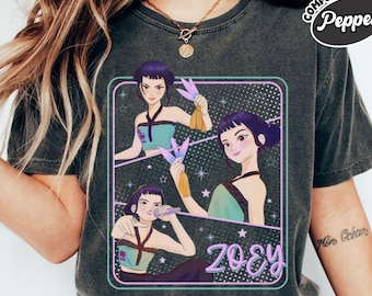 Zoey Huntrix Kpop Demon Hunters Comfort Colors T Shirt, First Day of Kindergarten Shirt, Back to School Outfit, Kids T Shirts, Birthday Girl