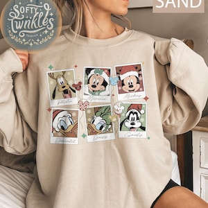 Retro Mickey And Friends Christmas Sweatshirt, Disney Christmas T-Shirt, Mickey Very Merry Christmas, Disneyland Xmas Sweater, Holiday Shirt