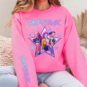 Kpop Demon Hunters Youth Sweatshirt, Huntrix Girl Toddler Shirt, Kpop idol group Shirt, Mira, Rumi, Joey Shirt, Demon Hunter Merch,Kpop Gift