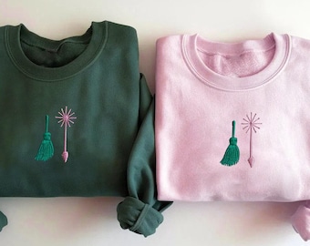 Embroidered Icon wicked Sweatshirt, Aesthetic wicked Sweatshirt, Wizard Of Oz Sweatshirt, Changed For Good,Wicked Defy Gravity Shirt