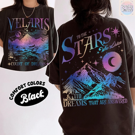 Velaris City of Starlight Shirt, The Night Court Sweatshirt, Bookish Gift, Court Of Dreams Tee, City Of Starlight Acotar Merch, Acotar Shirt