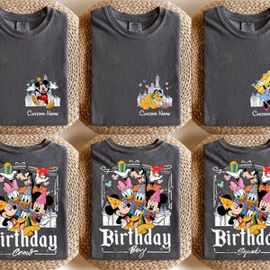 Personalized Disney Birthday Shirt, Best Birthday Ever, Disney Birthday Boy Girl, Disney Birthday Squad, Disneyland Castle Birthday Trip Tee