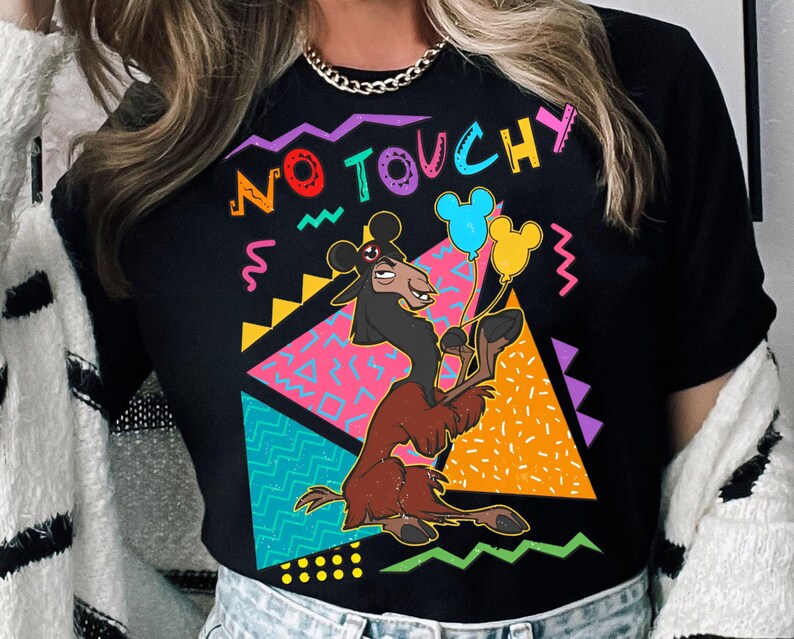 Vintage 90S Kuzco Llama No Touchy Disney Shirt, the Emperor's New ...