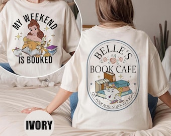 Chemise café livre de Belle, t-shirt librairie princesse Belle, chemise de bibliothécaire, chemise rat de bibliothèque, cadeaux de bibliothécaire, chemise lecture amateur de livres