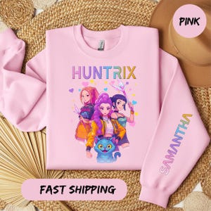 Sweat à Capuche K-Pop Anime Imprimé - Sweat Unisexe Enfants 2-16 Ans Garçons Filles