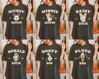Camiseta de Mickey y compañía, sudadera de Mickey, camiseta retro de Mickey, camiseta vintage de Mickey, sudadera de Disney, camiseta de viaje de Disney, sudadera vintage de Disney