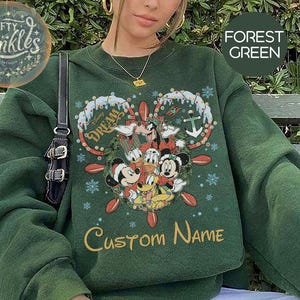 Personalized Mickey & Friends Disney Cruise Line Christmas Shirt, Very Merrytime Cruises 2024 shirt, Disney Cruise Family Matching Shirts