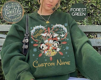 Personalisierte Mickey & Friends Disney Cruise Line Weihnachtshemd, Very Merrytime Cruises 2024 Shirt, Disney Cruise Family Passende Hemden