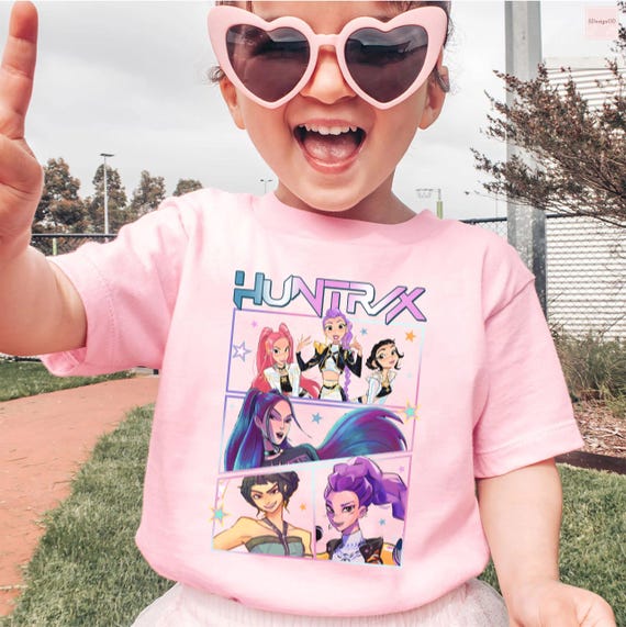 2025 T Shirt Fille Garçon D-Demon H-Hunters Huntrix Huntr/X Tee Shirt à