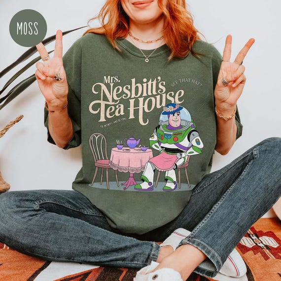Mrs. Nesbitt's Tea House Comfort Colors Shirt, Nesbitt's Tea House