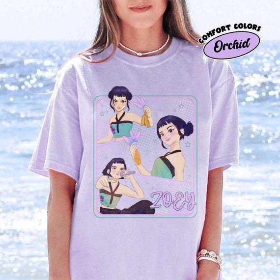 Zoey Huntrix Kpop Demon Hunters Comfort Colors T Shirt, First Day