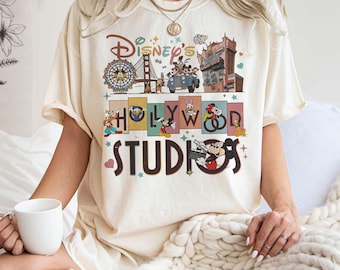 Vintage Disney Hollywood Studios Shirt, Retro Disneyland Shirt, Hollywood Studios Trip 2025 Shirt, Disney Family Vacation Shirts