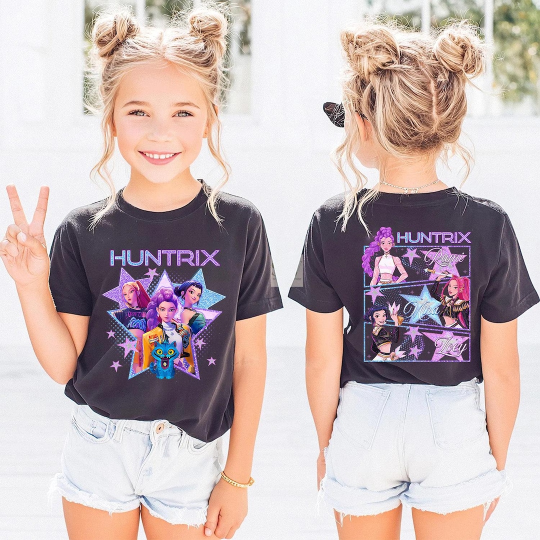 Netflix10周年　会場限定Tシャツ　デーモンハンターズ　ハントリックス Netflix10周年 会場限定Tシャツ デーモンハンターズ ハントリックス