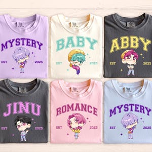 S.a.j.a B0ys Boy Band-shirt, Kpop Demon Hunter-T-shirt, cadeau voor Kpop-fans, Demon Hunters-shirt, Jinu, Baby, Abby, Romance, Mystery Saja Boys-shirt