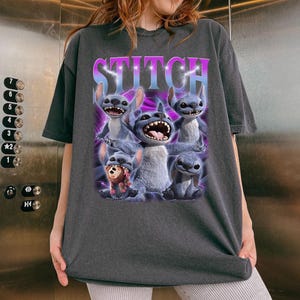 Retro Disney Stitch Shirt, Lilo & Stitch Movie 2025 Shirt, Disneyland Birthday Gifts Shirt, Disneyworld Shirt, Stitch Family Graphic Tee image 6