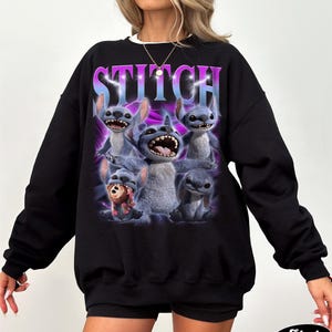 Retro Disney Stitch Shirt, Lilo & Stitch Movie 2025 Shirt, Disneyland Birthday Gifts Shirt, Disneyworld Shirt, Stitch Family Graphic Tee image 3