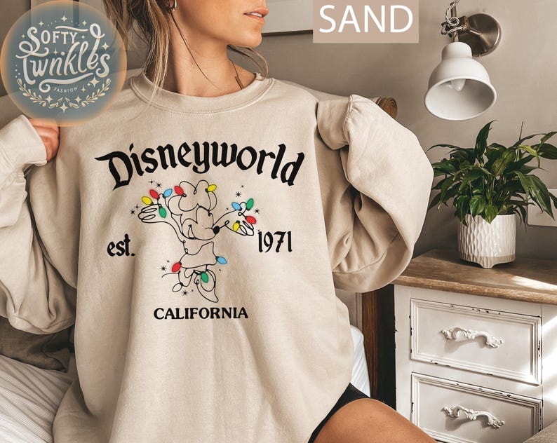 Retro Disneyworld Mickey and Friends Christmas Lights Shirt, Disney