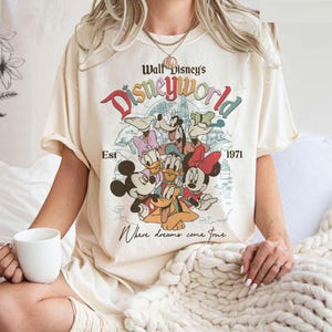 Vintage Walt Disney Disneyworld Shirt, Retro Disneyworld Shirt, Mickey And Friends Shirt, Disney Family Vacation 2025 Shirt, Disney Trip Tee