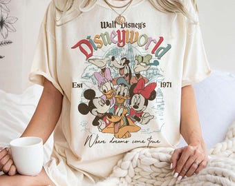 Vintage Walt Disney Disneyworld Shirt, Retro Disneyworld Shirt, Mickey And Friends Shirt, Disney Family Vacation 2025 Shirt, Disney Trip Tee