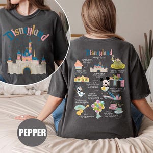 Disneyland Back And Front Vacation Sweatshirt, Disneyland Trip Sweater, Mickey And Friends Sweatshirt, Disney Castle Hoodie, Disney vacation