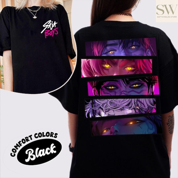 Saja Boys 2 Slide Comfort Shirt, Saja Boys Boy Band Shirt, Kpop Demon Inspired Movie Shirt, Demon Hunters Merch, Kpop Shirt, Boy Group Shirt