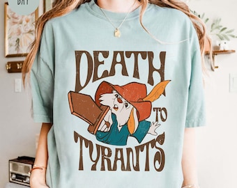 Vintage 70s Skippy Rabbit Death To Tyrants T-shirt, Retro Robin Hood Shirt, Magic Kingdom Shirt, WDW Disneyland, Disney 2025 Trip Matching