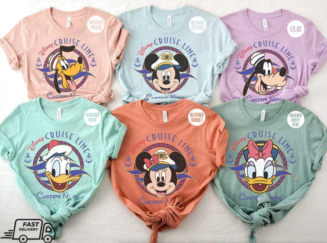 Personalized All Characters Mickey & Friends Disney Cruise 2025