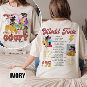 Vintage Disney Powerline Sweatshirt, Disney 90s A Goofy Movie Powerline Stand Out Tour 95 Shirt, Magic Kingdom, Disneyland Family Trip Shirt
