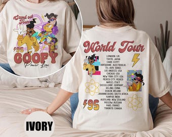 Vintage Disney Powerline Sweatshirt, Disney 90er Jahre Ein Doof Film Powerline Stand Out Tour 95 Shirt, Magic Kingdom, Disneyland Familienausflug Shirt
