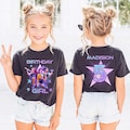 Custom Huntrix Birthday Girl Shirt, Personalized Kpop Demon Hunter Birthday Tee, Back to School, Gift for Huntrix fan,Birthday Gift for Kid