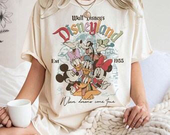 Camiseta vintage Walt Disney Disneyland Est 1955, camiseta Disneyland, camiseta Disney Family Vacation 2025, camiseta Disney Trip, camiseta Disney Group