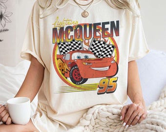 Vintage Lightning McQueen Shirt, Disney Cars, Disney Geburtstag, Autos Geburtstagsgeschenke, Disney Pixar Shirt, Disneyland Shirt, Disneyworld Shirts