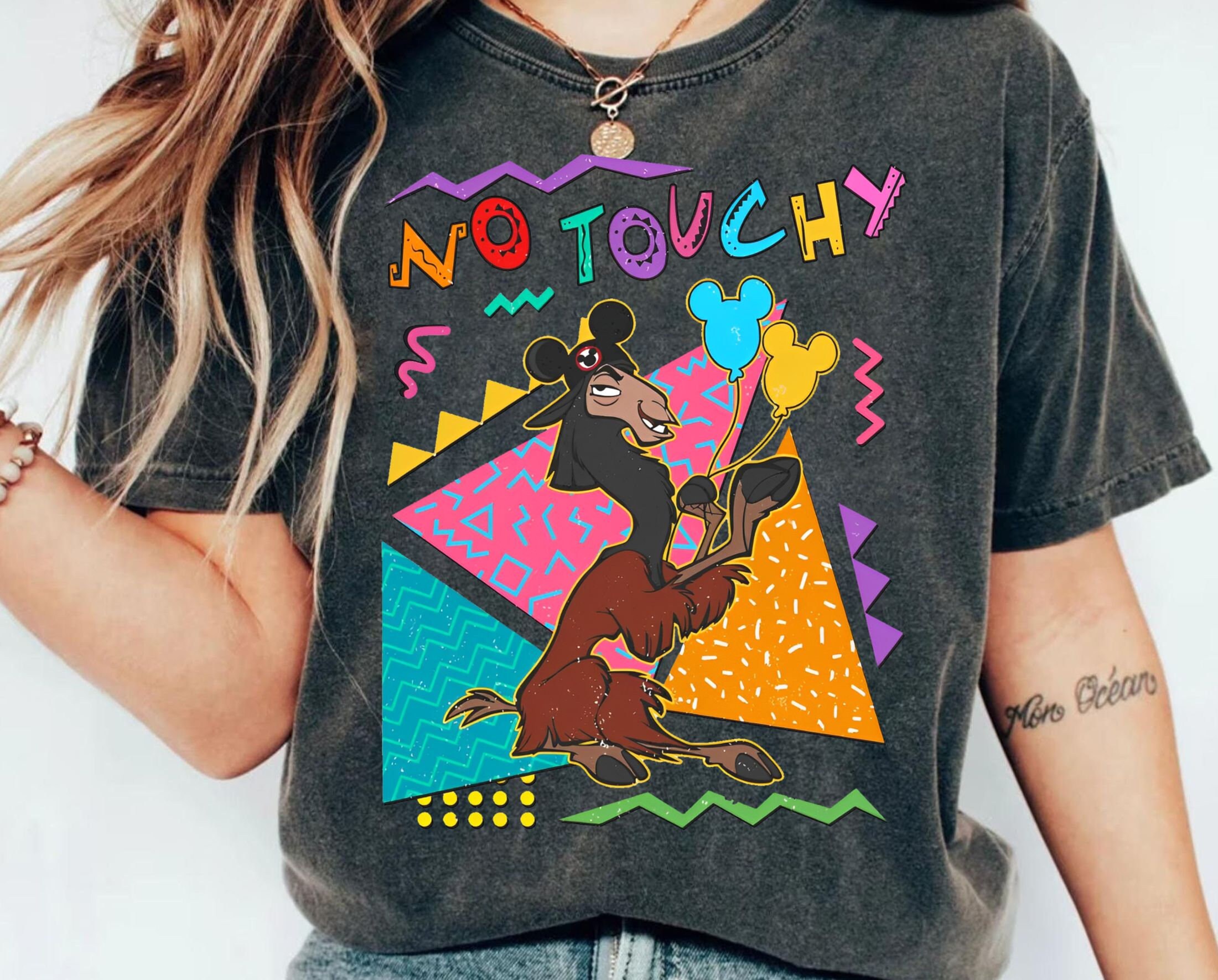 Vintage 90S Kuzco Llama No Touchy Disney Shirt, the Emperor's New ...