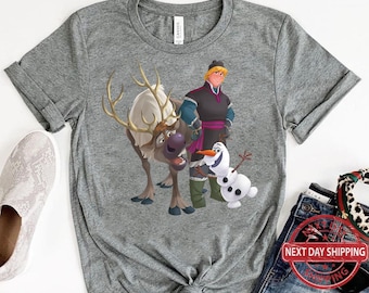 ディズニー アナと雪の女王 クリストフ オラフ スヴェン クリスマス ディズニー ファミリー お揃い T シャツ、ディズニーランド旅行