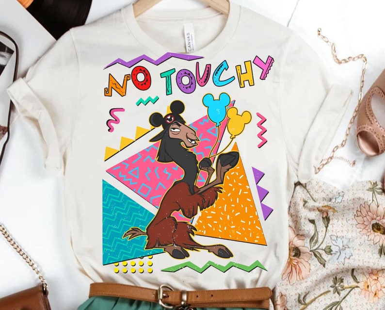 Vintage 90S Kuzco Llama No Touchy Disney Shirt, the Emperor's New ...