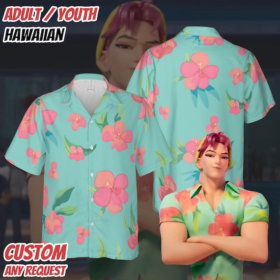 Kpop Demon Hunters Abby Saja Boys Hawaiian Shirt, Abby Saja